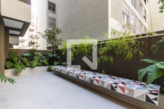 Área comum - Área Gourmet de kitnet/studio à venda com 1 quarto, 25m² em Jardim Paulista, São Paulo