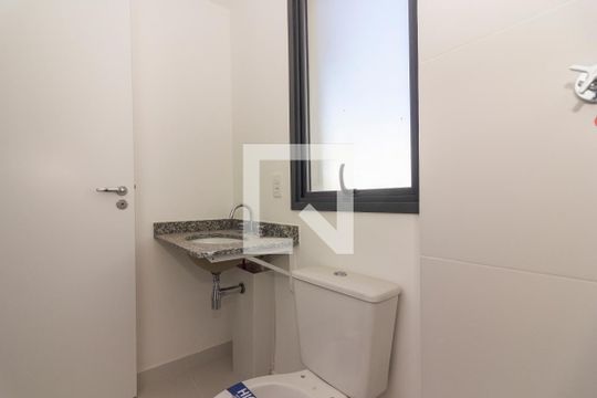 Banheiro de kitnet/studio à venda com 1 quarto, 25m² em Jardim Paulista, São Paulo