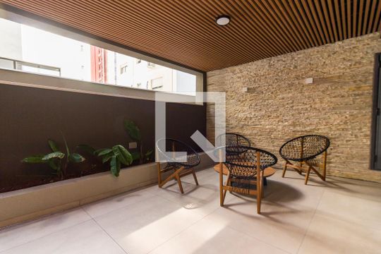 Área comum - Área Gourmet de kitnet/studio à venda com 1 quarto, 25m² em Jardim Paulista, São Paulo