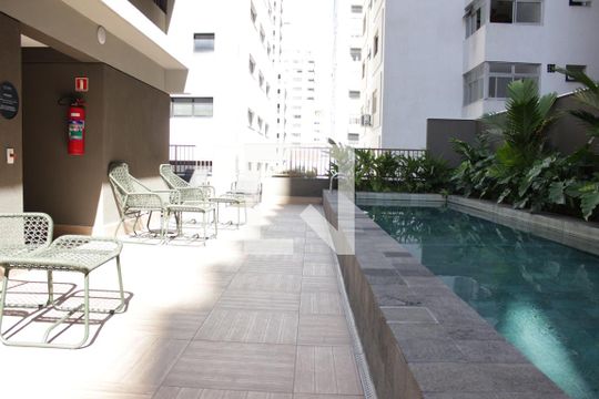 Piscina de kitnet/studio à venda com 1 quarto, 21m² em Jardim Paulista, São Paulo