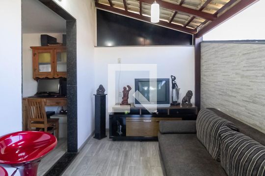 Cobertura - Sala 2 de apartamento à venda com 3 quartos, 150m² em Serrano, Belo Horizonte