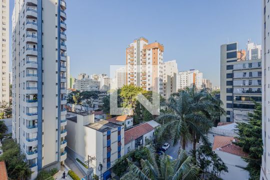 Vista da Varanda de apartamento para alugar com 1 quarto, 65m² em Pinheiros, São Paulo