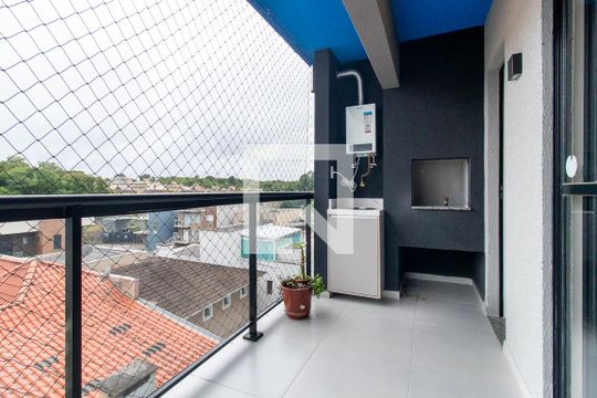 Varanda da Sala de apartamento para alugar com 2 quartos, 63m² em Campo Comprido, Curitiba