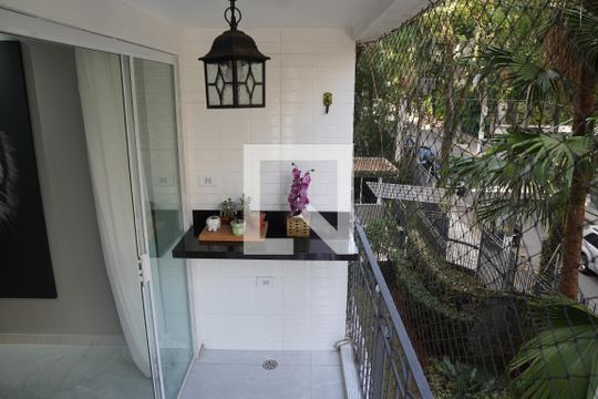 Varanda da Sala de apartamento à venda com 2 quartos, 103m² em Real Parque, São Paulo