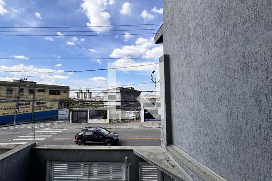 Vista da Sacada de apartamento à venda com 2 quartos, 49m² em Vila Eldízia, Santo André