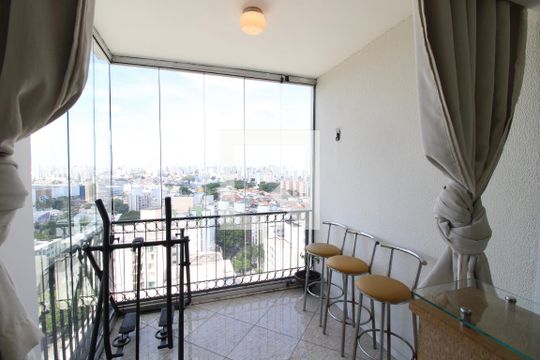 Sala - Varanda de apartamento à venda com 3 quartos, 136m² em Vila Amélia, São Paulo