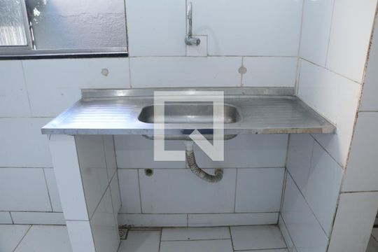 Sala/cozinha de casa para alugar com 1 quarto, 60m² em Jardim Sao Joao, Nova Iguaçu