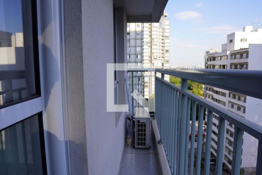 Varanda de apartamento à venda com 1 quarto, 35m² em Pinheiros, São Paulo