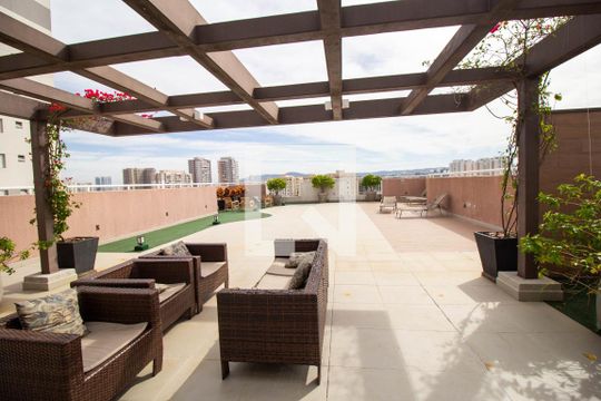 Área Comum - Solarium de apartamento para alugar com 2 quartos, 34m² em Barra Funda, São Paulo