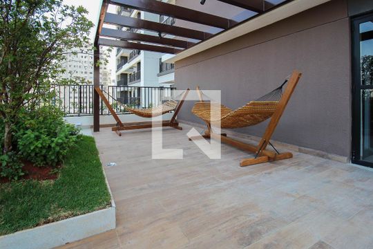 Área comum de kitnet/studio à venda com 1 quarto, 30m² em Pinheiros, São Paulo