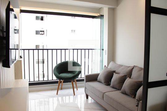 Sala de apartamento à venda com 1 quarto, 30m² em Pinheiros, São Paulo