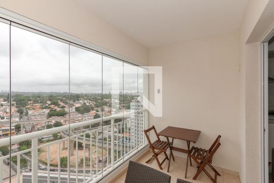 Varanda de apartamento à venda com 1 quarto, 50m² em Jardim Aeroporto, São Paulo