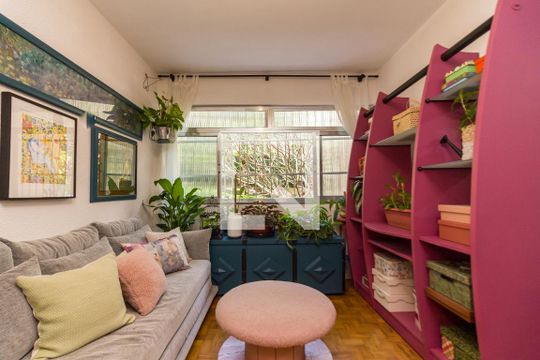 Sala de apartamento à venda com 3 quartos, 63m² em Alto de Pinheiros, São Paulo