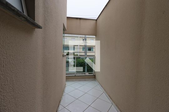 Varanda da Suíte de apartamento para alugar com 3 quartos, 70m² em Parque das Nações, Santo André