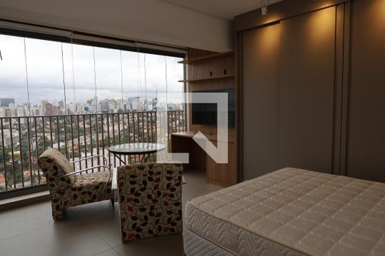 Sala de apartamento à venda com 1 quarto, 30m² em Perdizes, São Paulo