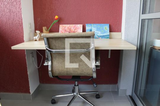 Varanda de kitnet/studio à venda com 1 quarto, 30m² em Pinheiros, São Paulo
