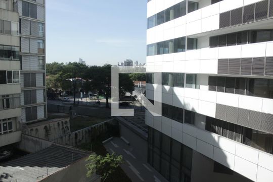 Vista da Varanda de kitnet/studio à venda com 1 quarto, 30m² em Pinheiros, São Paulo