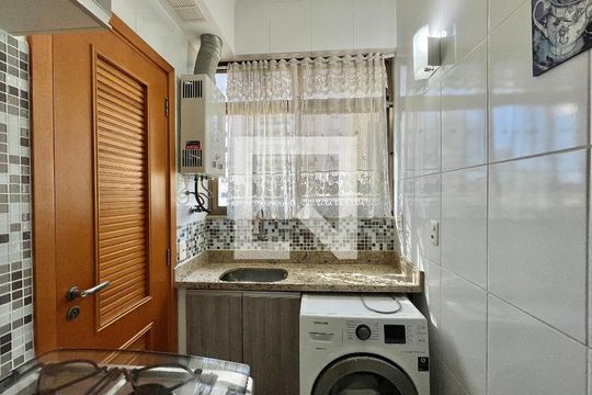 Área de serviço  de apartamento à venda com 3 quartos, 78m² em Jacarepaguá, Rio de Janeiro