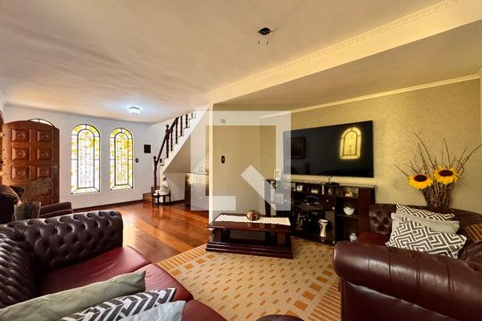 Sala de casa à venda com 3 quartos, 224m² em Vila Camilopolis, Santo André