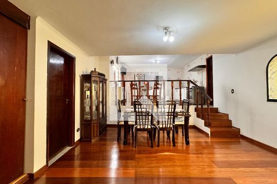 Sala de Jantar de casa à venda com 3 quartos, 224m² em Vila Camilopolis, Santo André