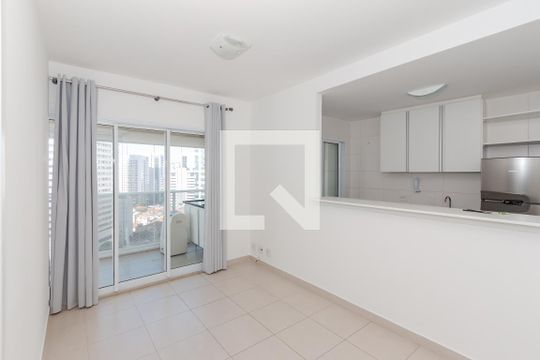 Sala de apartamento à venda com 1 quarto, 55m² em Vila Gertrudes, São Paulo