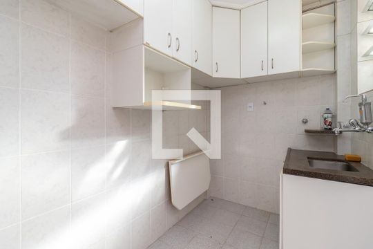 Cozinha de apartamento à venda com 1 quarto, 60m² em Carandiru, São Paulo