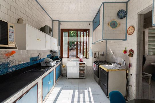 Cozinha de apartamento à venda com 5 quartos, 440m² em Alto da Boa Vista, Rio de Janeiro