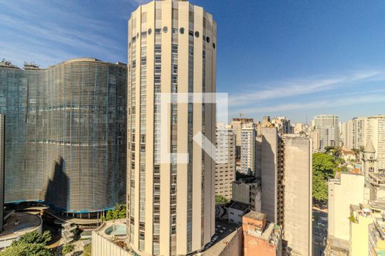 Vista do Studio de kitnet/studio à venda com 1 quarto, 22m² em República, São Paulo