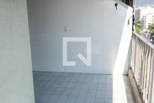 Varanda da Sala de apartamento à venda com 3 quartos, 73m² em Maracanã, Rio de Janeiro