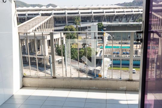 Varanda da Sala de apartamento à venda com 3 quartos, 73m² em Maracanã, Rio de Janeiro