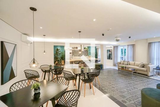 Área comum de apartamento para alugar com 2 quartos, 67m² em Vila Azevedo, São Paulo