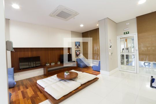 Área comum - Sala de Jogos de apartamento para alugar com 1 quarto, 34m² em Centro, Curitiba
