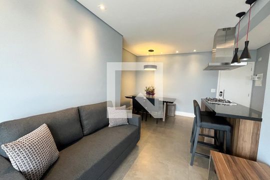 Sala de apartamento para alugar com 2 quartos, 80m² em Vila Alexandria, São Paulo