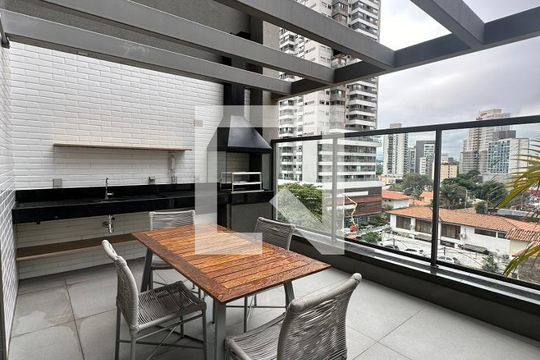 Área comum - Churrasqueira de kitnet/studio para alugar com 1 quarto, 24m² em Butantã, São Paulo