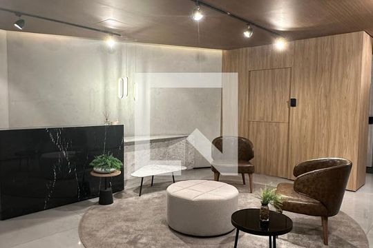 Área comum - Hall de entrada de kitnet/studio para alugar com 1 quarto, 24m² em Butantã, São Paulo