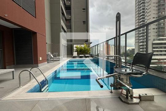 Área comum - Piscina de kitnet/studio para alugar com 1 quarto, 24m² em Butantã, São Paulo