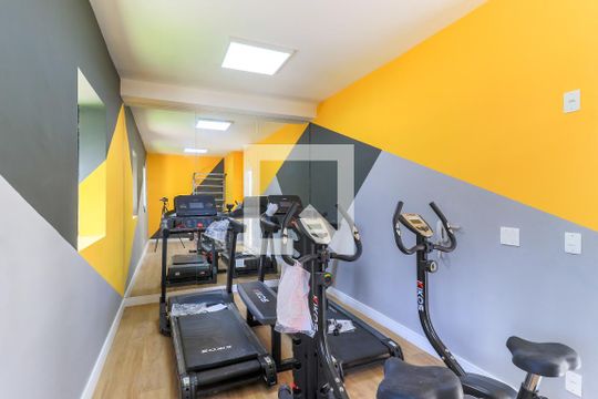 Área comum - Academia de apartamento à venda com 1 quarto, 33m² em Jardim Aeroporto, São Paulo
