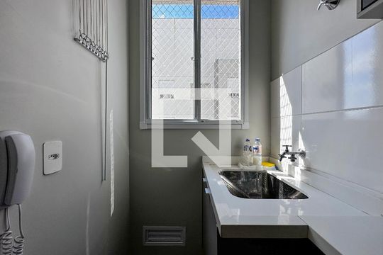 Área de Serviço de apartamento à venda com 2 quartos, 38m² em Santo Amaro, São Paulo