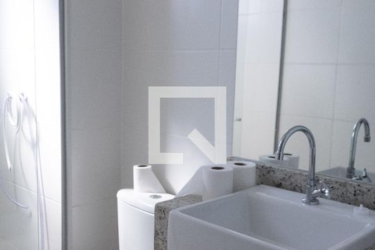Banheiro Social de apartamento à venda com 3 quartos, 77m² em Nova Suíça, Belo Horizonte