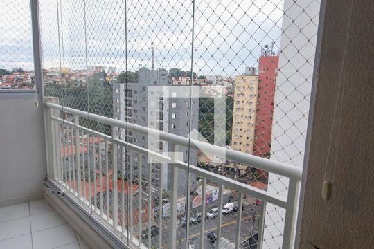 Varanda da Sala de apartamento para alugar com 2 quartos, 58m² em Jardim Monte Alegre, Taboão da Serra