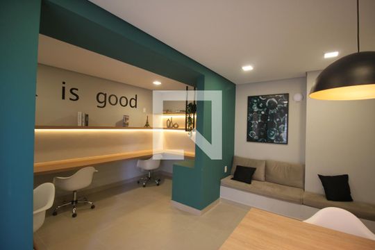 Área comum de apartamento para alugar com 1 quarto, 27m² em Socorro, São Paulo
