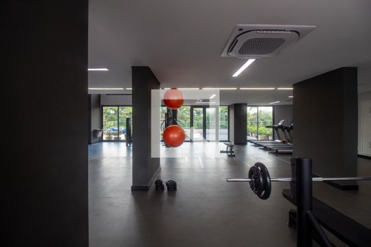 Área comum - Academia de kitnet/studio para alugar com 1 quarto, 27m² em Santo Amaro, São Paulo