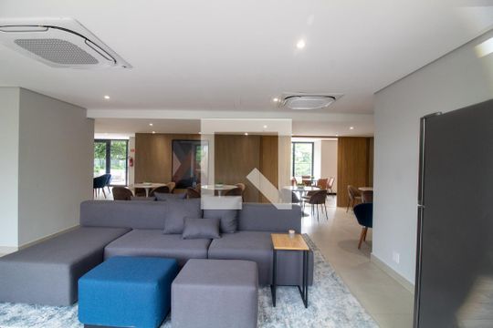 Área comum - Salão de Festas Gourmet de kitnet/studio para alugar com 1 quarto, 27m² em Santo Amaro, São Paulo