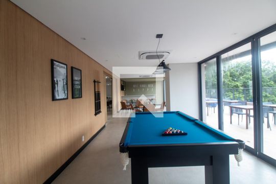 Área comum - Sala de Jogos de kitnet/studio à venda com 1 quarto, 27m² em Santo Amaro, São Paulo