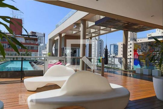Área comum - Piscina de kitnet/studio à venda com 1 quarto, 22m² em Consolação, São Paulo