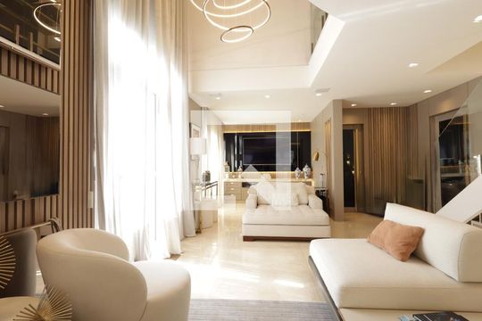Sala de apartamento para alugar com 2 quartos, 180m² em Vila Andrade, São Paulo