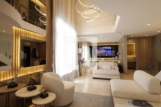 Sala de apartamento para alugar com 2 quartos, 180m² em Vila Andrade, São Paulo