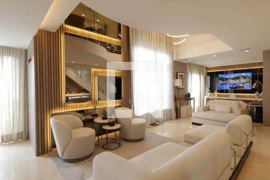 Sala de apartamento para alugar com 2 quartos, 180m² em Vila Andrade, São Paulo