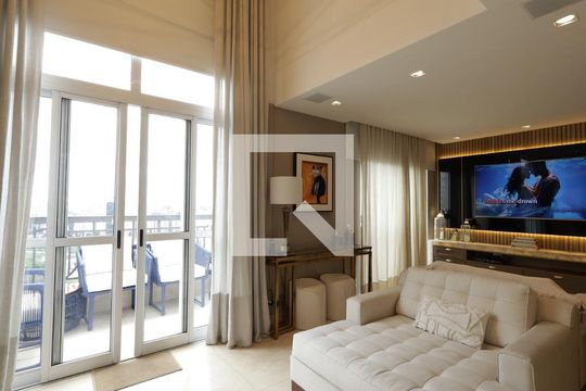 Sala de apartamento para alugar com 2 quartos, 180m² em Vila Andrade, São Paulo