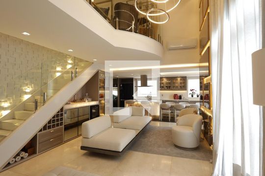 Sala de apartamento para alugar com 2 quartos, 180m² em Vila Andrade, São Paulo